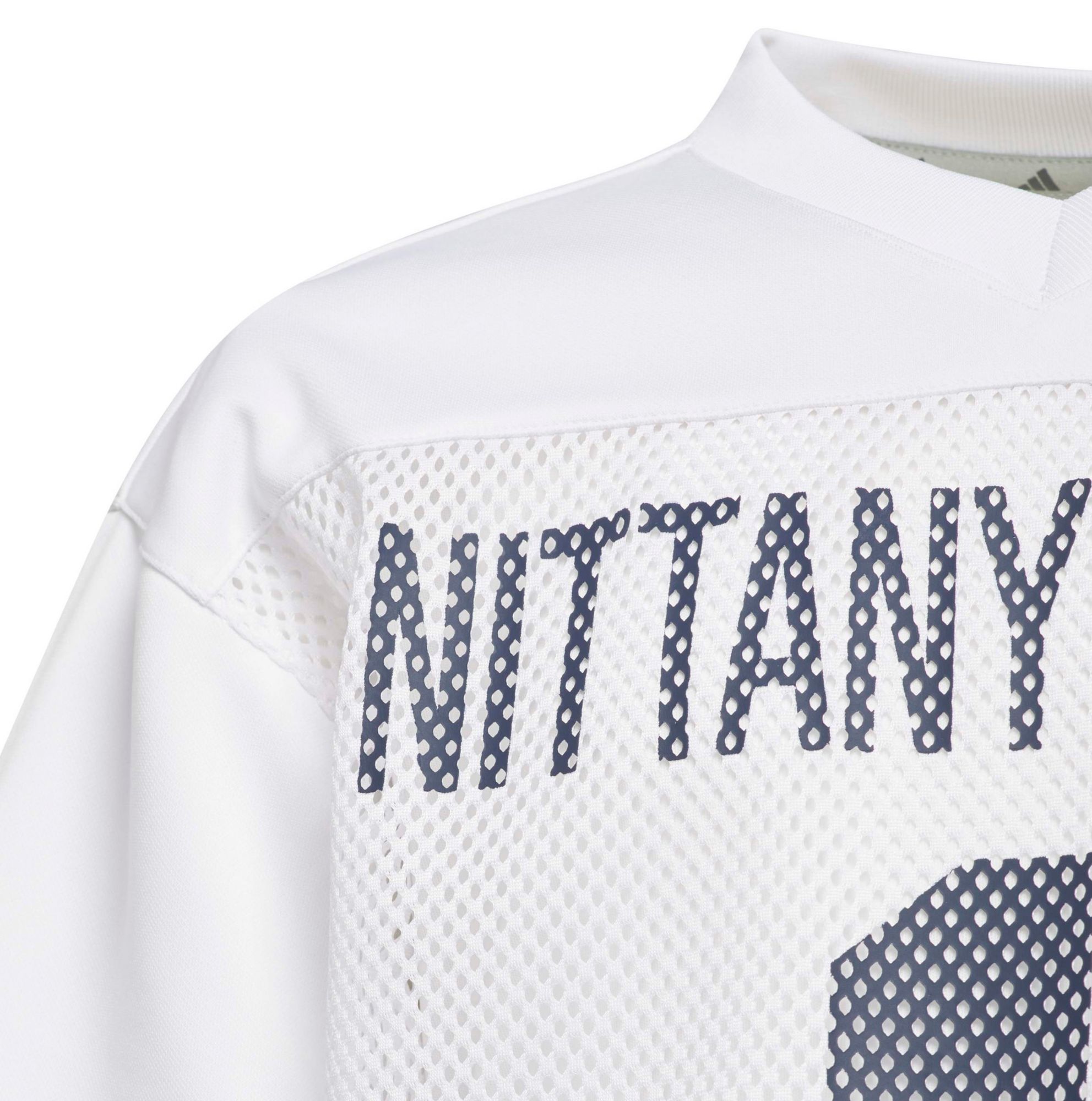 adidas Youth Penn State Nittany Lions White Sideline Football Jersey product image