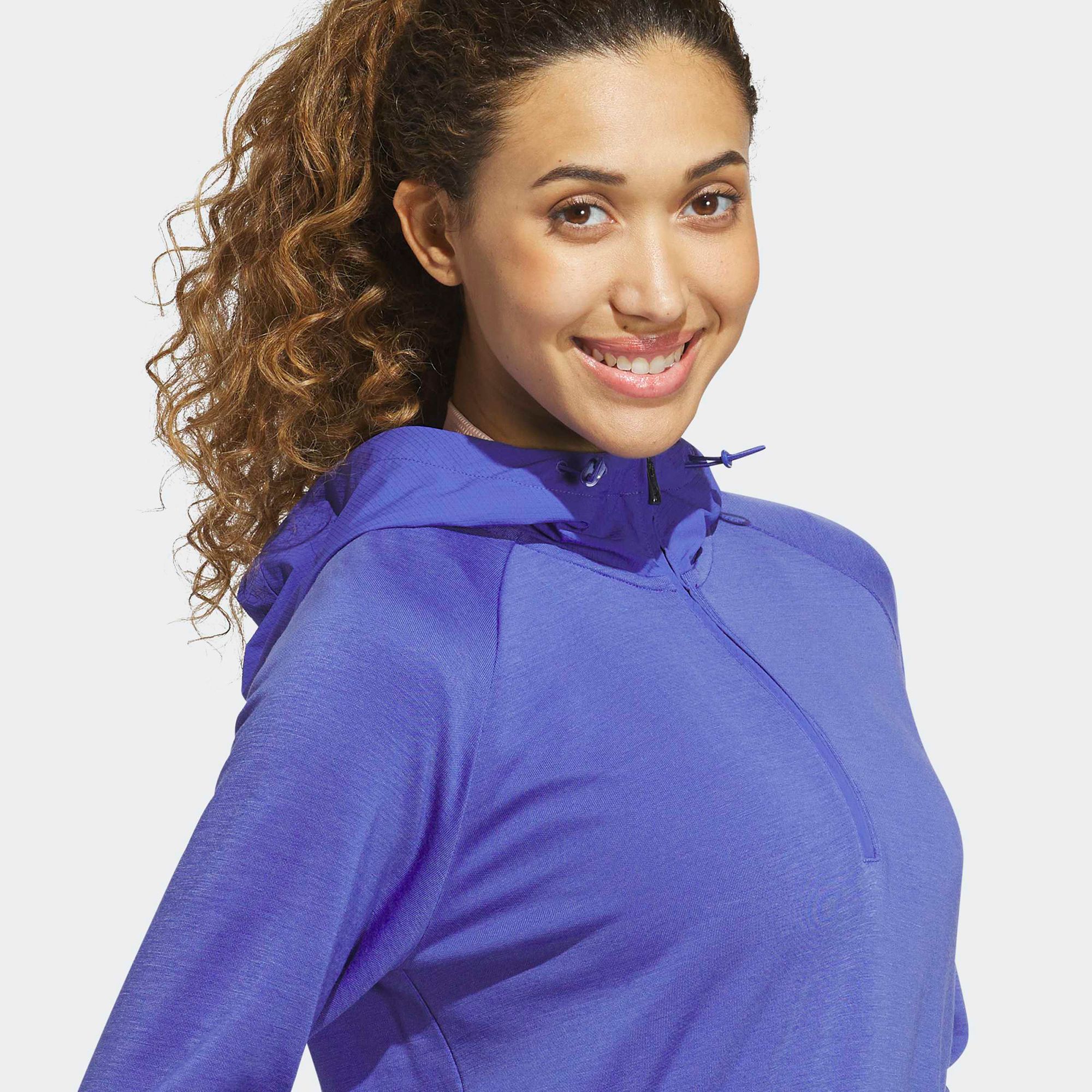 adidas Women's Ultimate365+ Course Control Hybrid Quarter-Zip Hoodie product image