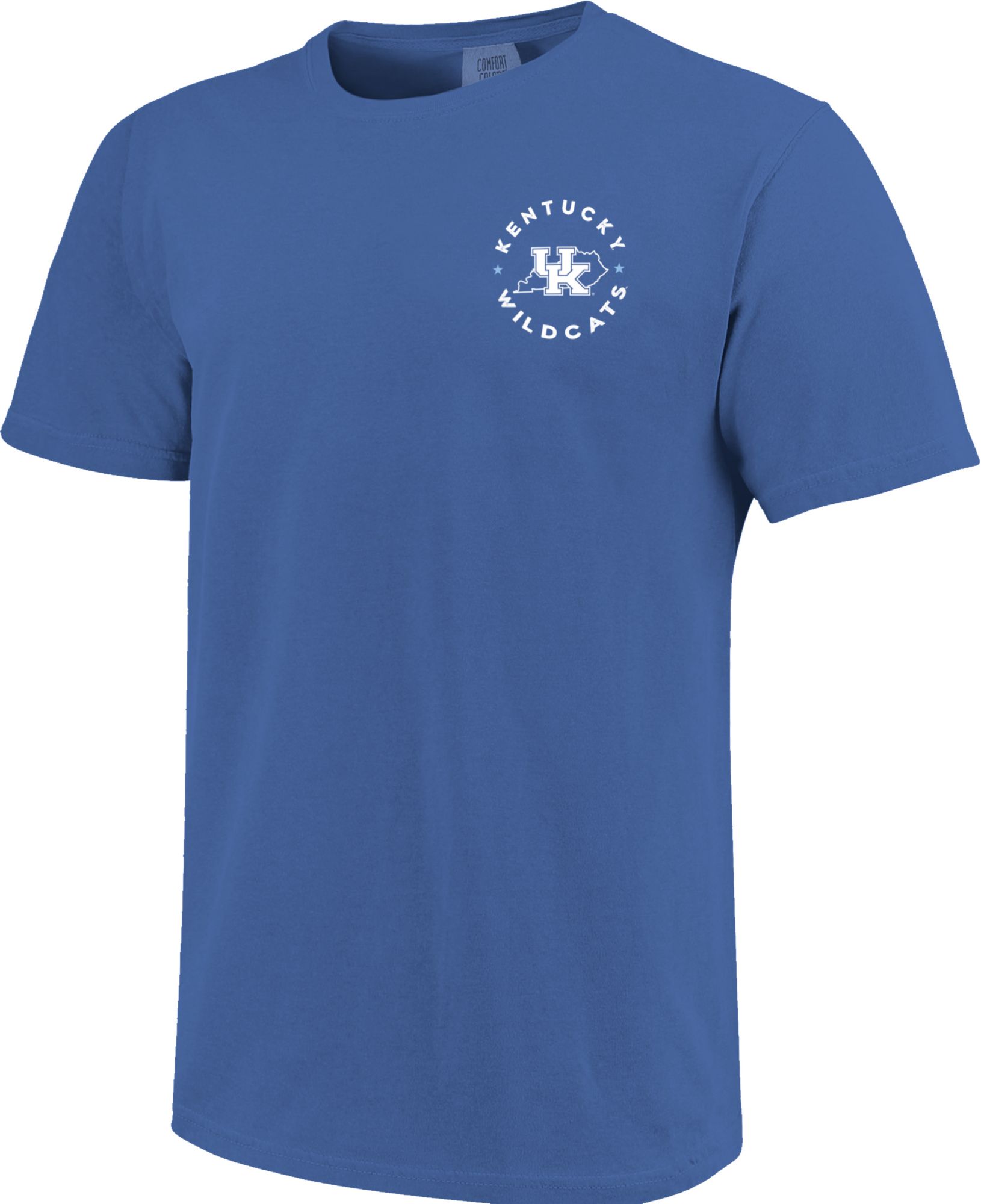 Image One Men's Kentucky Wildcats Blue State Circle Graphic T-Shirt