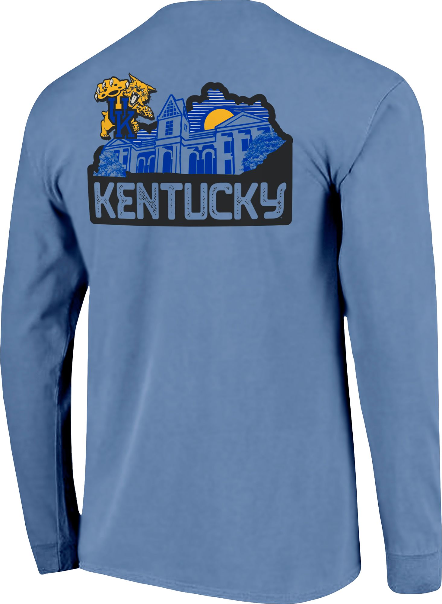 Image One Men's Kentucky Wildcats Blue Campus Pride Long Sleeve Shirt