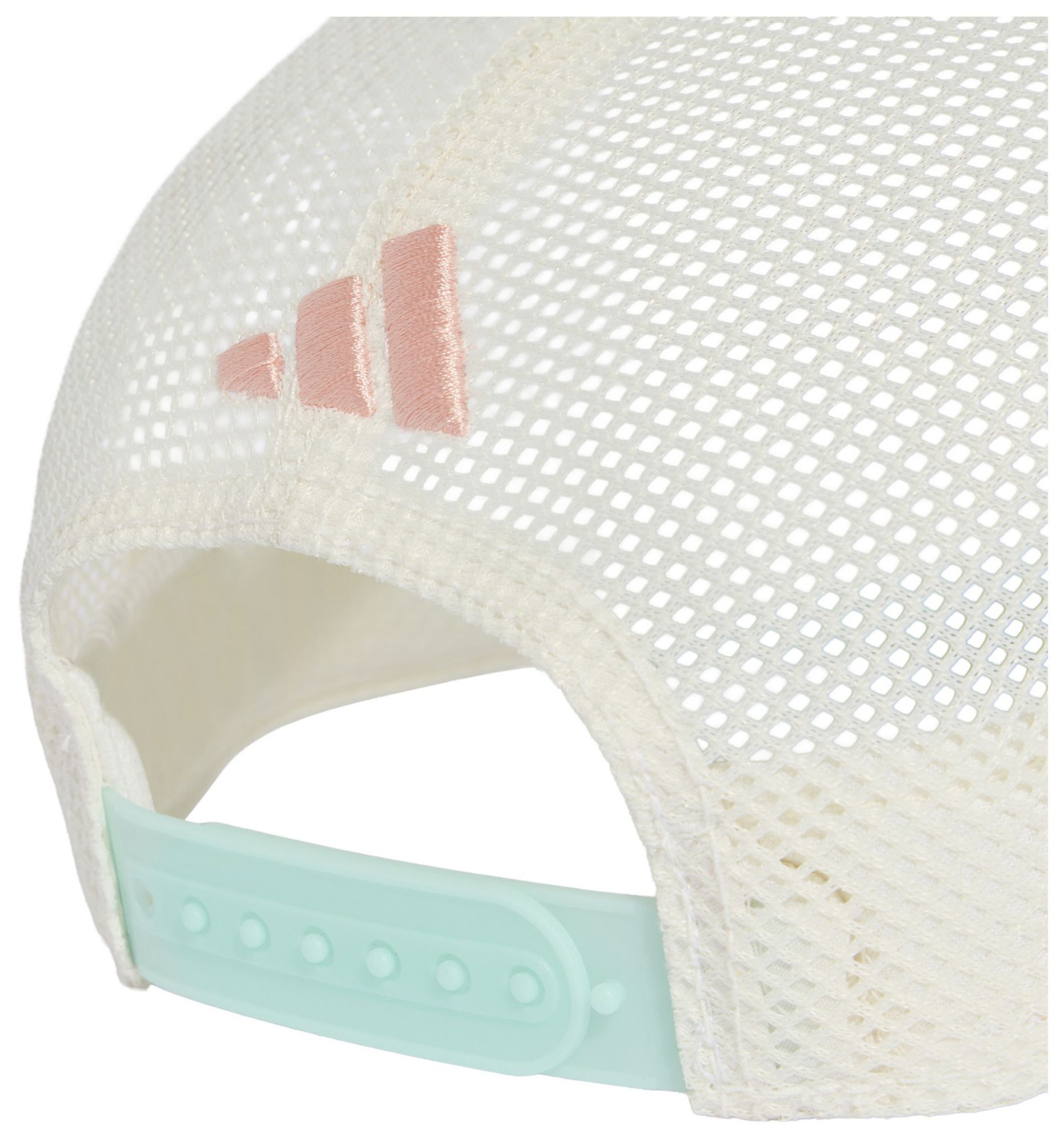 adidas Men's F1 Mercedes Off White Adjustable Trucker Hat product image