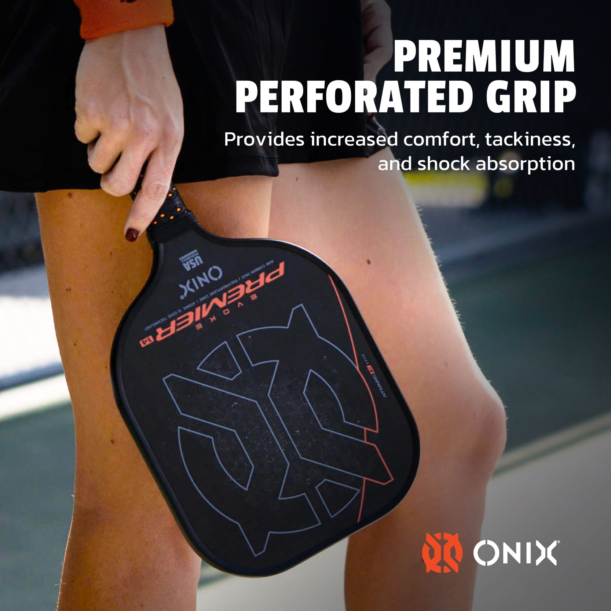 Onix Sports Evoke Premier Raw Carbon 16 mm Pickleball Paddle product image