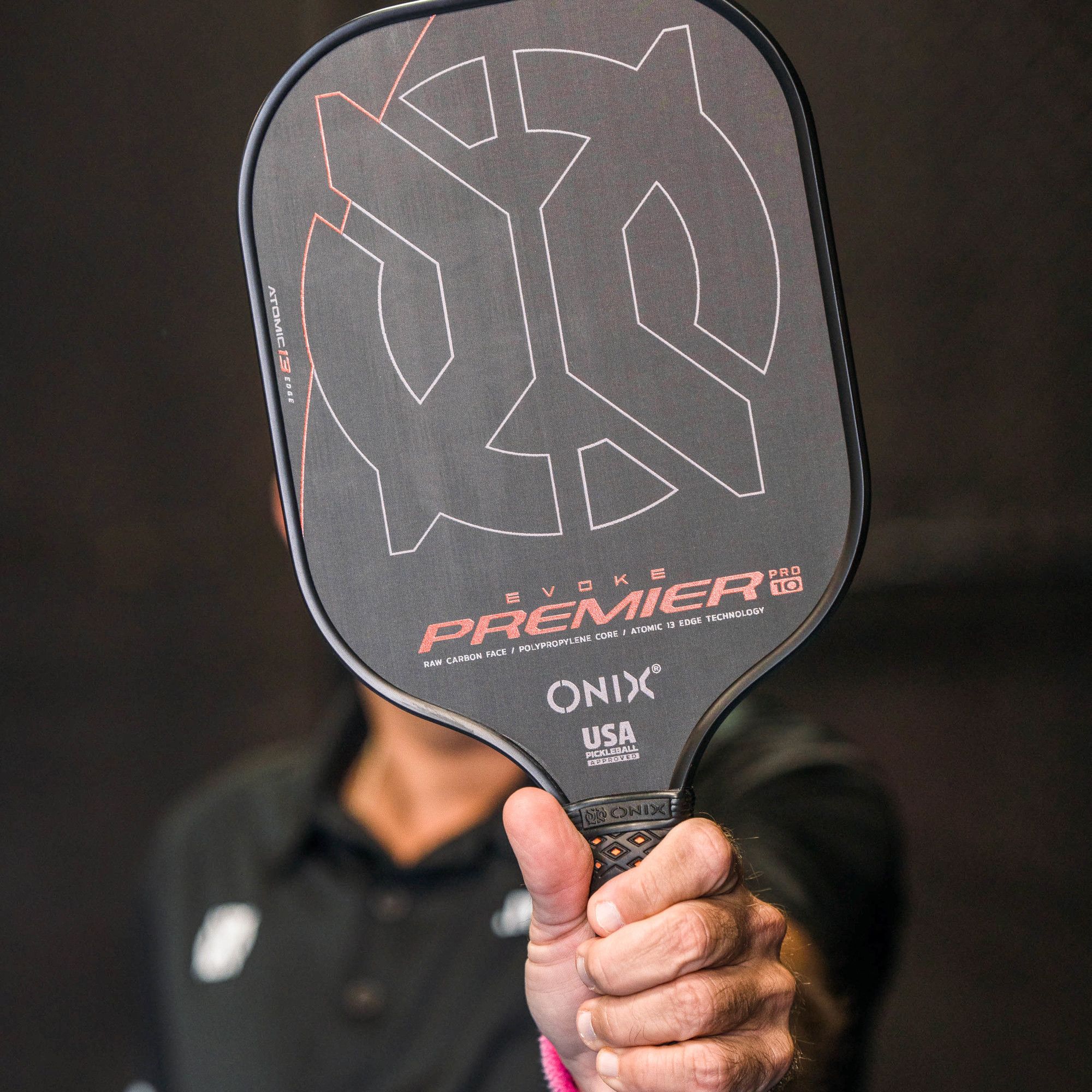 Onix Sports Evoke Premier Raw Carbon 16 mm Pickleball Paddle product image