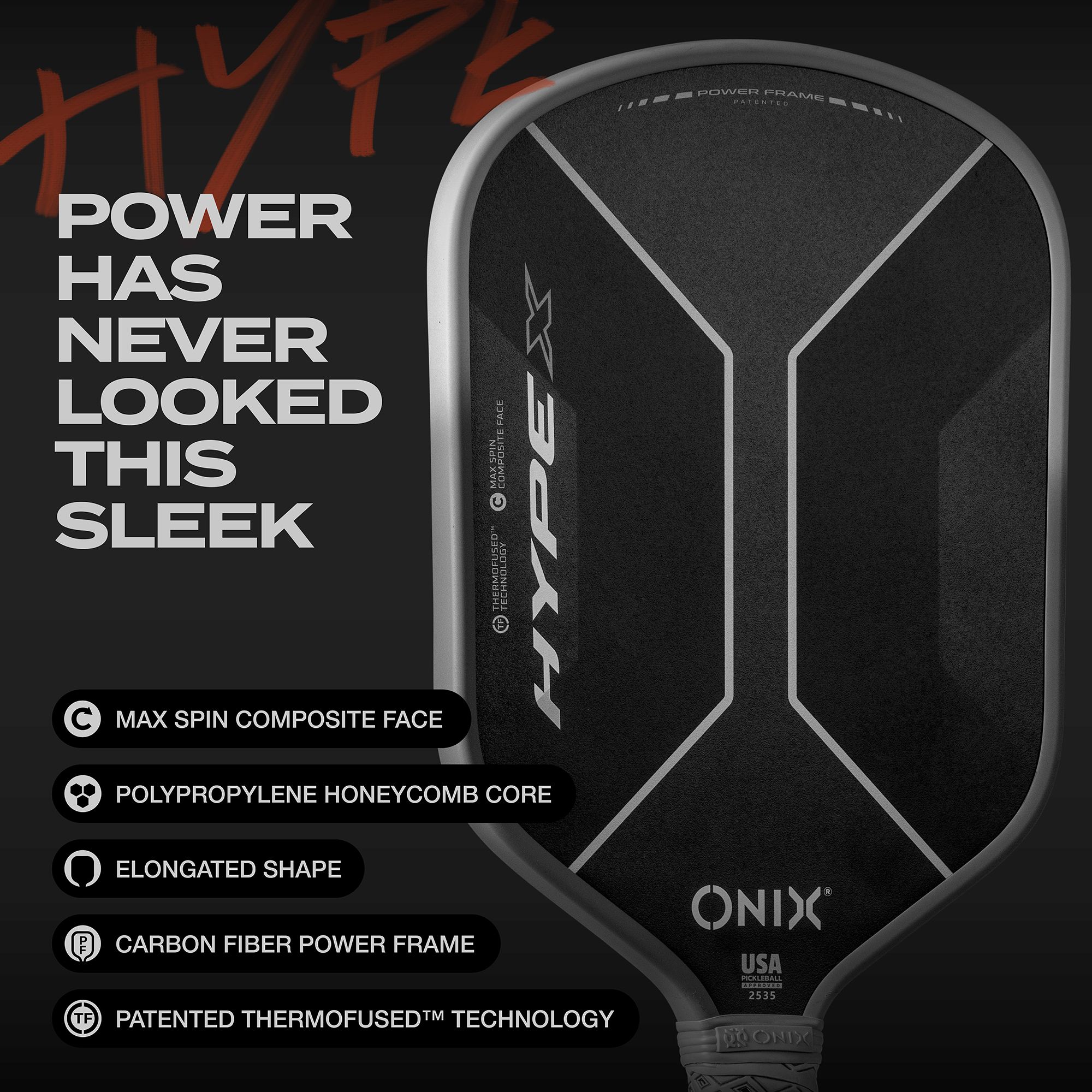 Onix Sports Hype X Pickleball Paddle product image