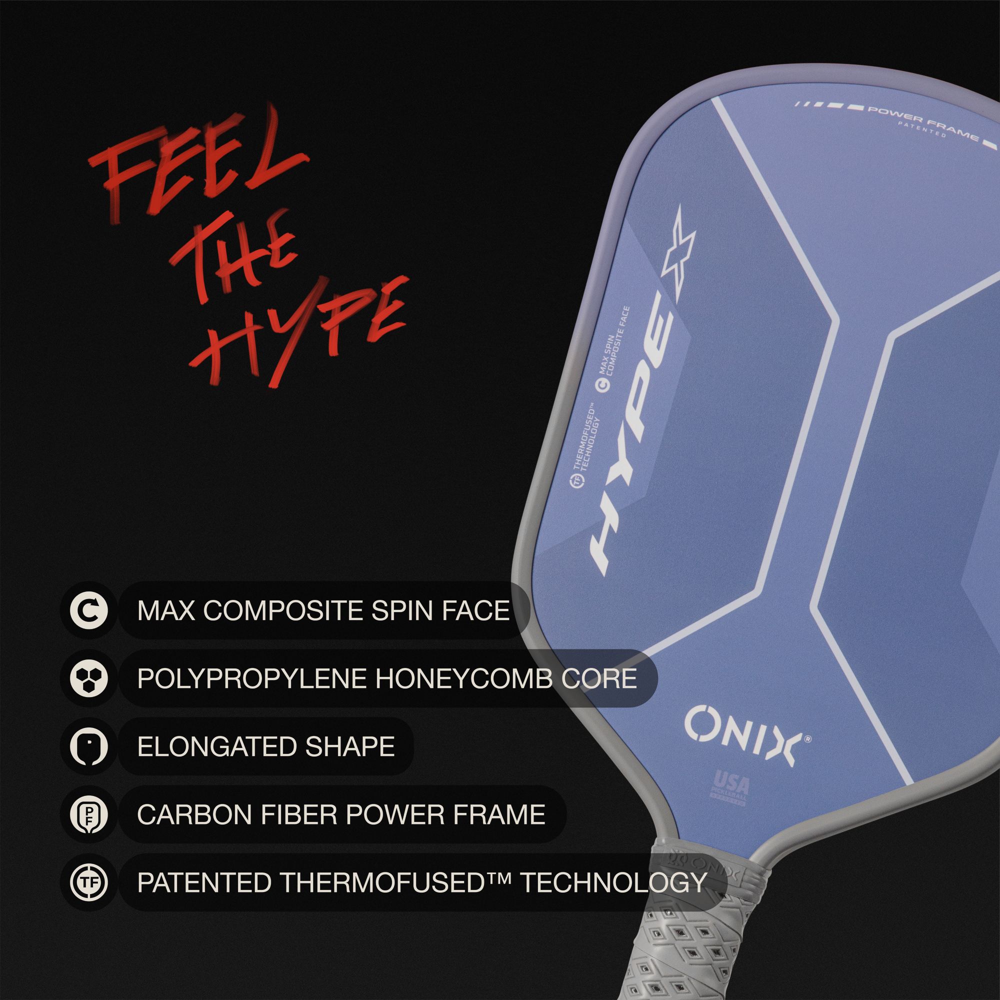 Onix Hype X 14mm Pickleball Paddle product image