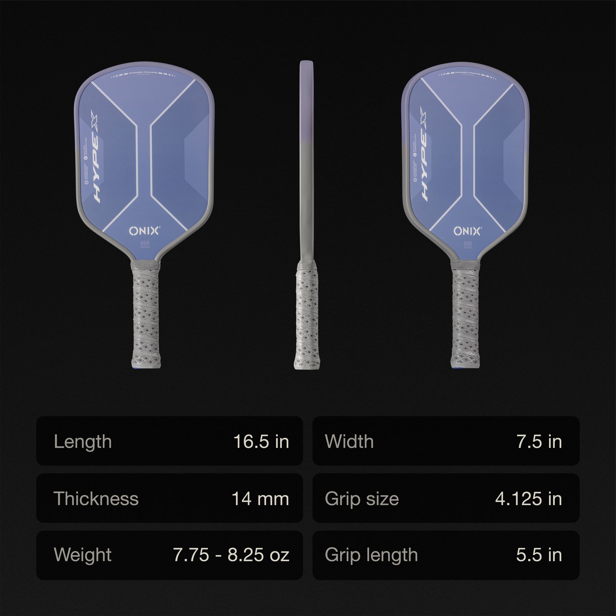 Onix Hype X 14mm Pickleball Paddle product image