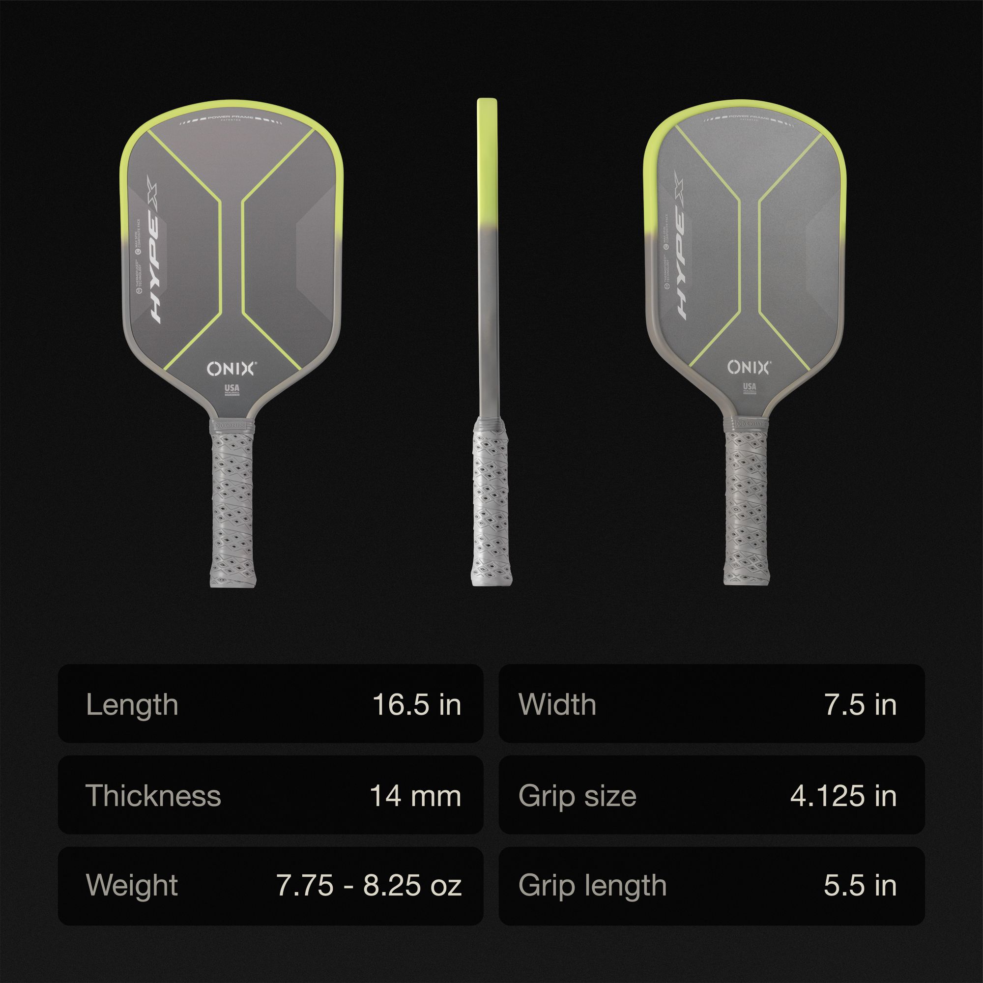 Onix Hype X 14mm Pickleball Paddle product image