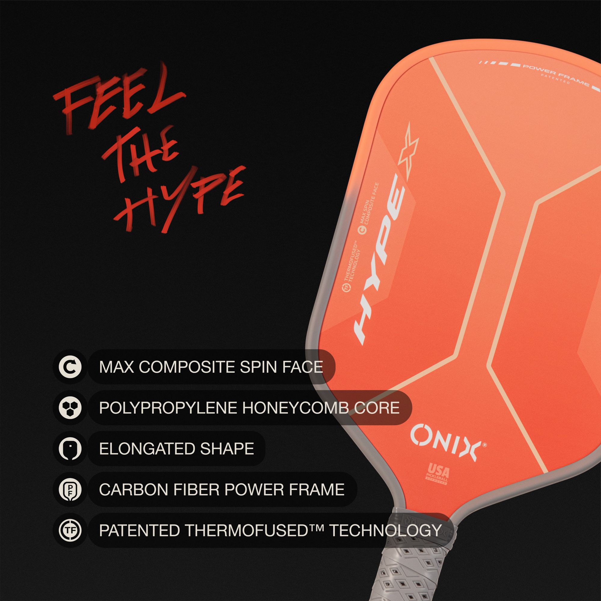 Onix Hype X 14mm Pickleball Paddle product image