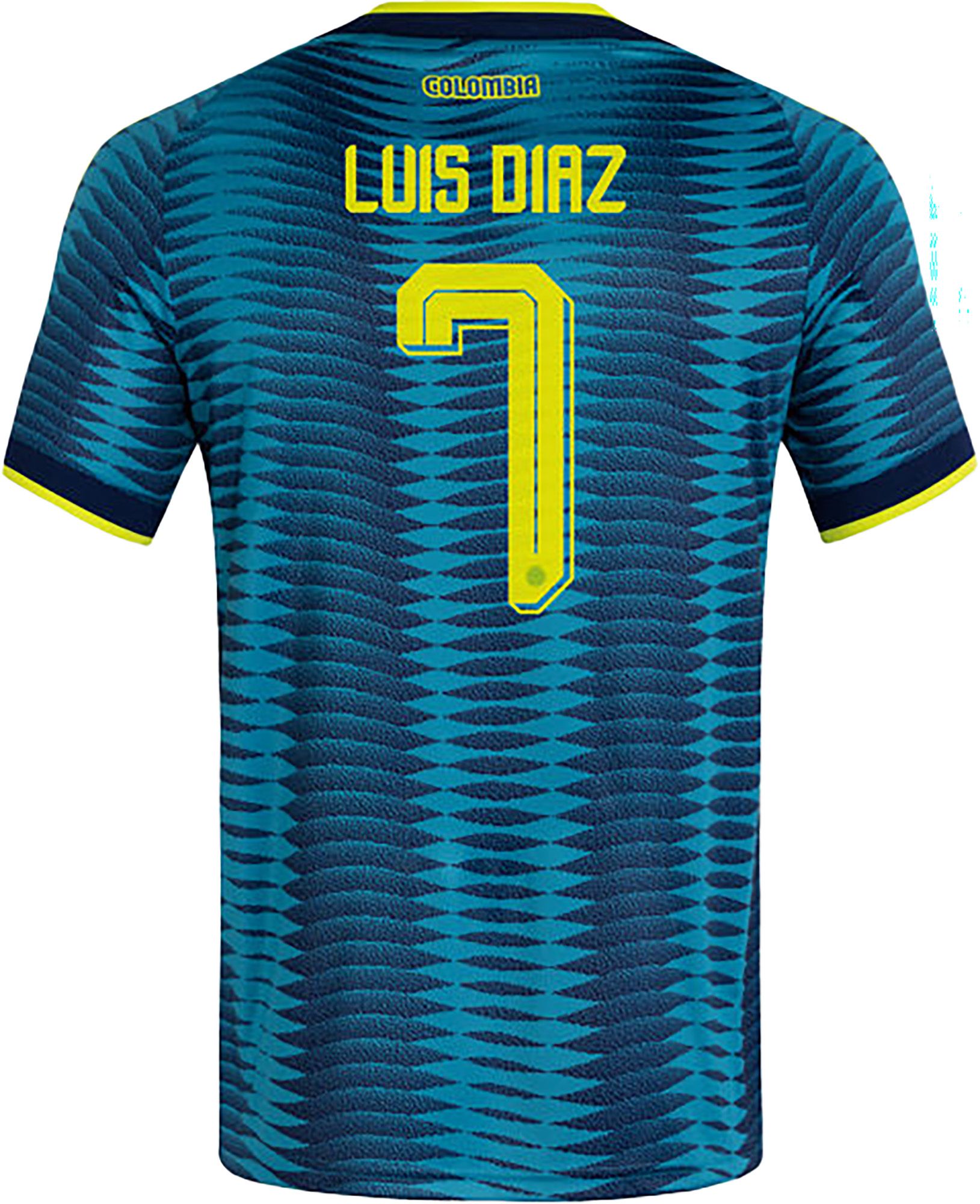 adidas Adult Luis Diaz #7 Colombia 2026 Navy Away Replica Jersey product image