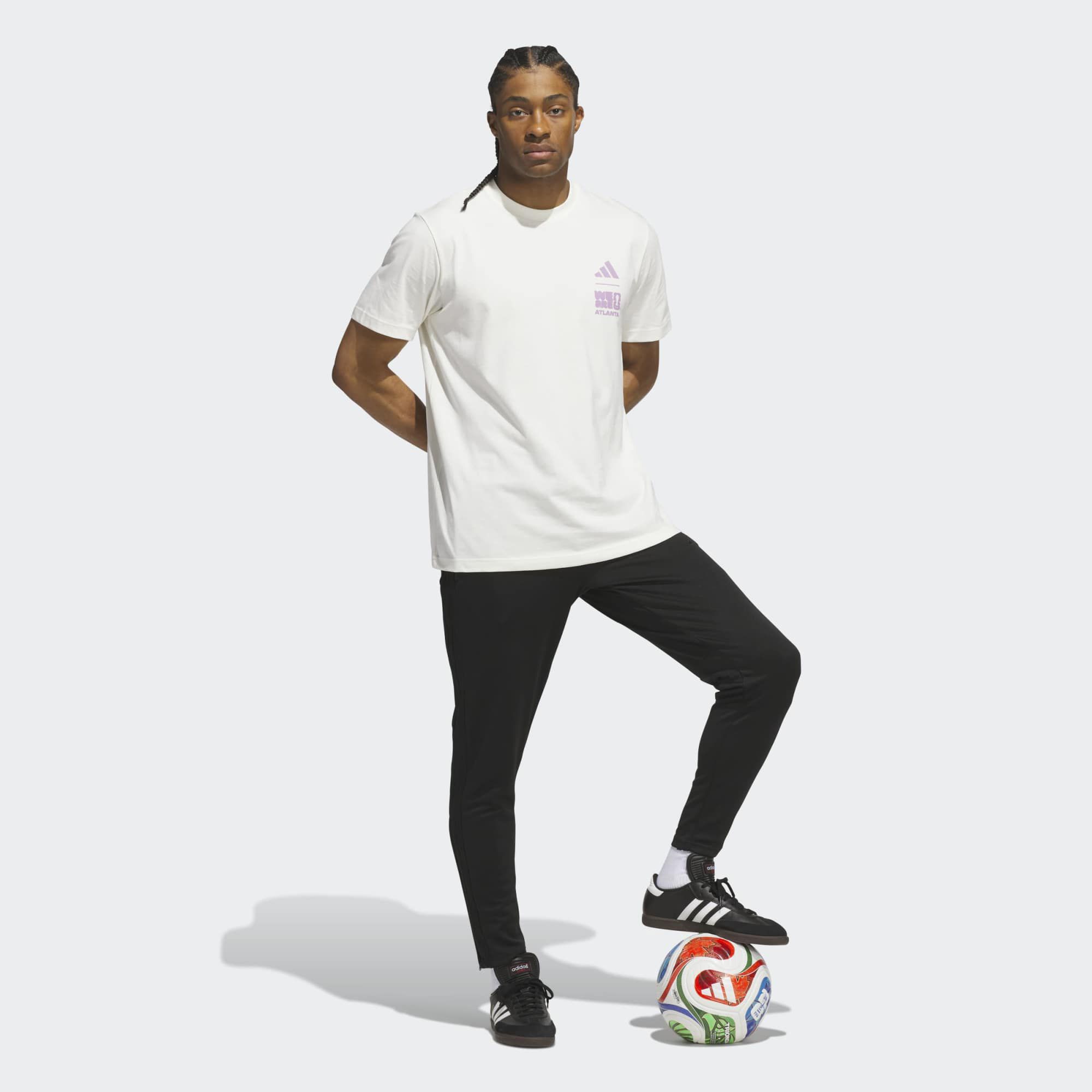 adidas Adult 2026 World Cup Host City Atlanta Poster T-Shirt product image