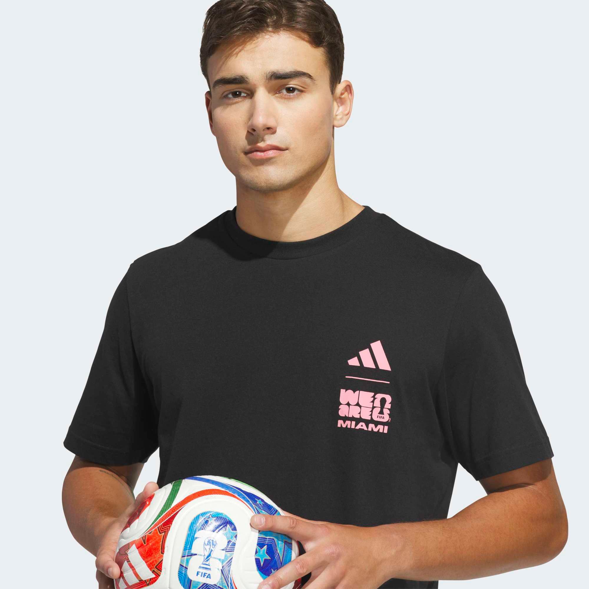 adidas Adult 2026 World Cup Host City Miami Poster T-Shirt product image