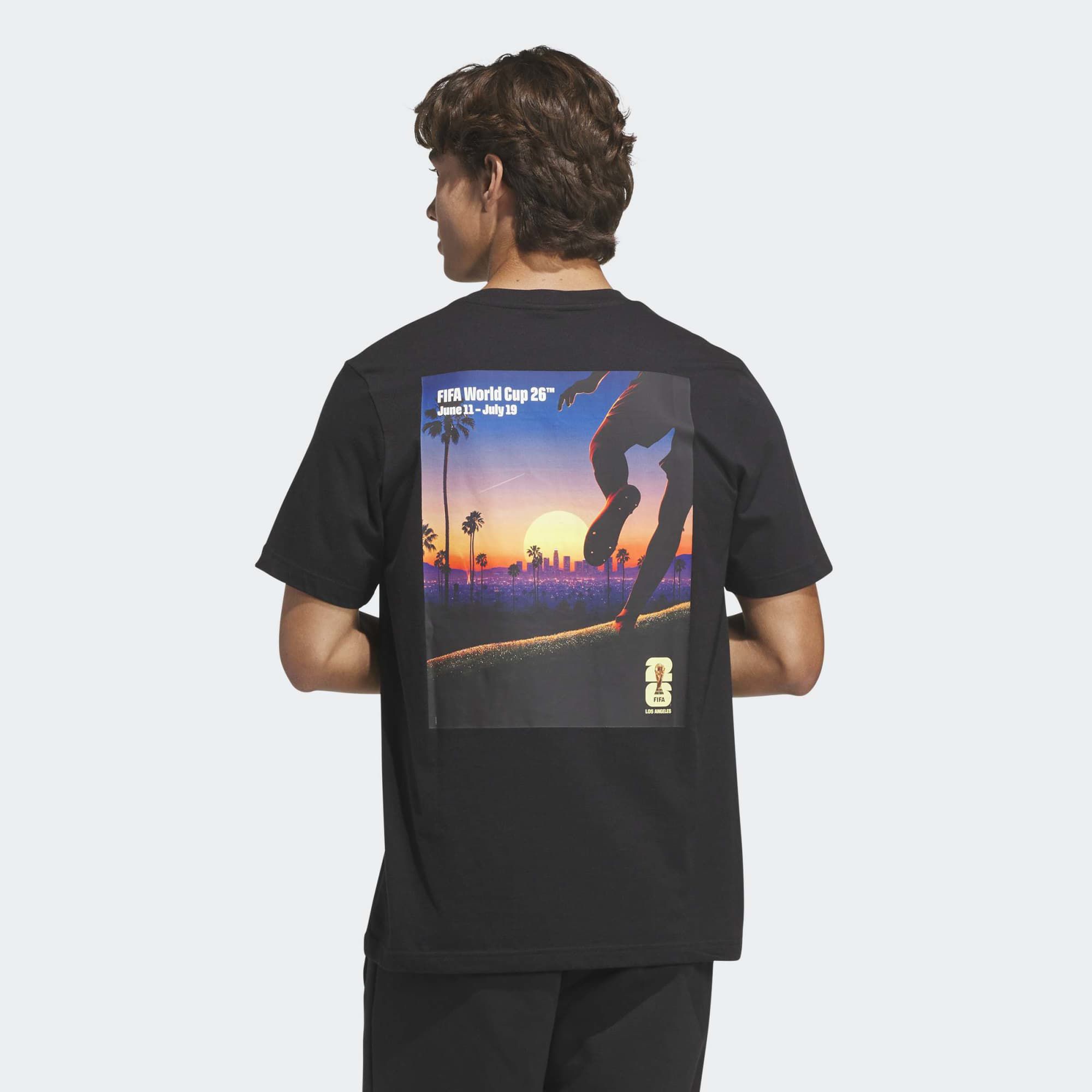 adidas Adult 2026 World Cup Host City Los Angeles Poster T-Shirt product image