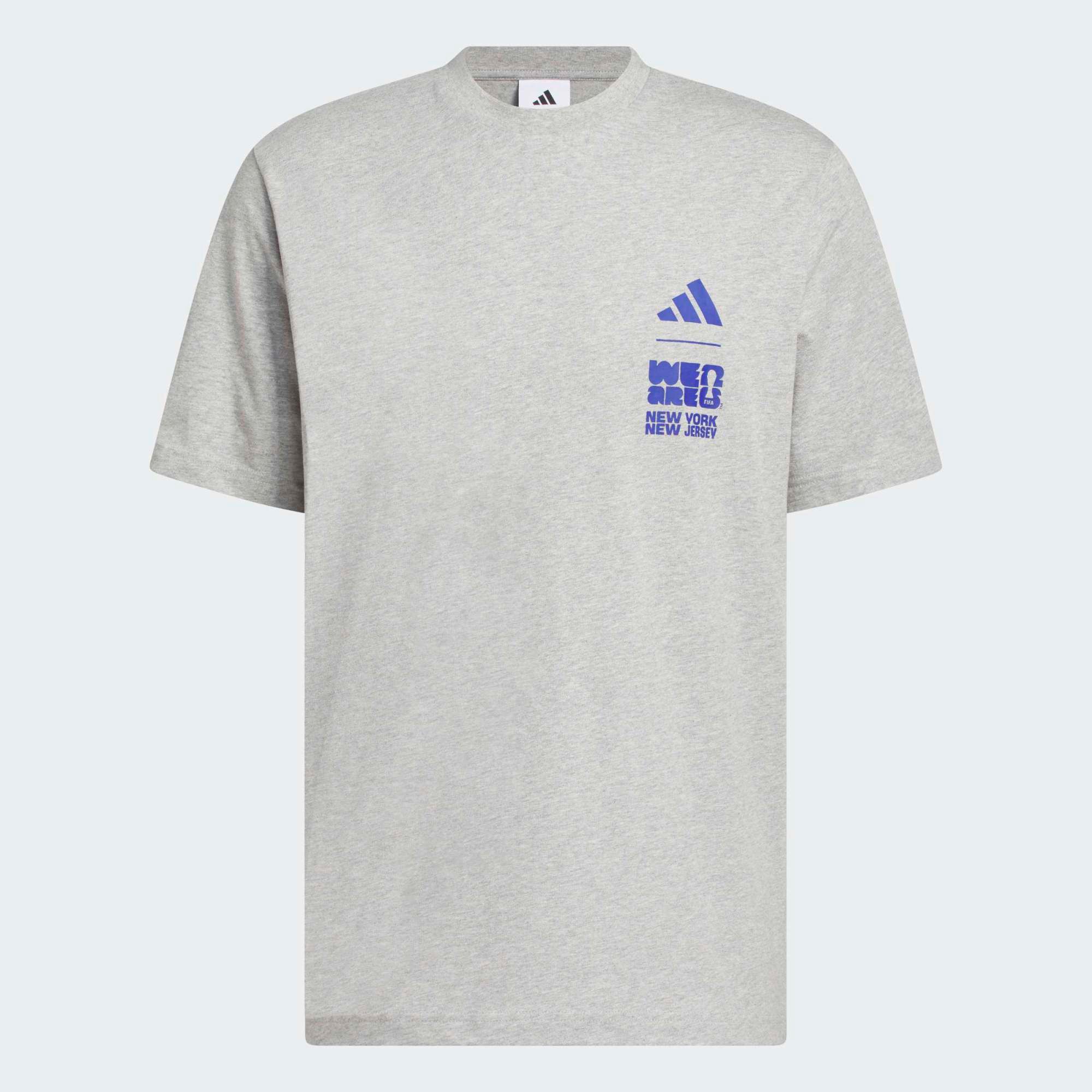 adidas Adult 2026 World Cup Host City New York City Poster T-Shirt product image