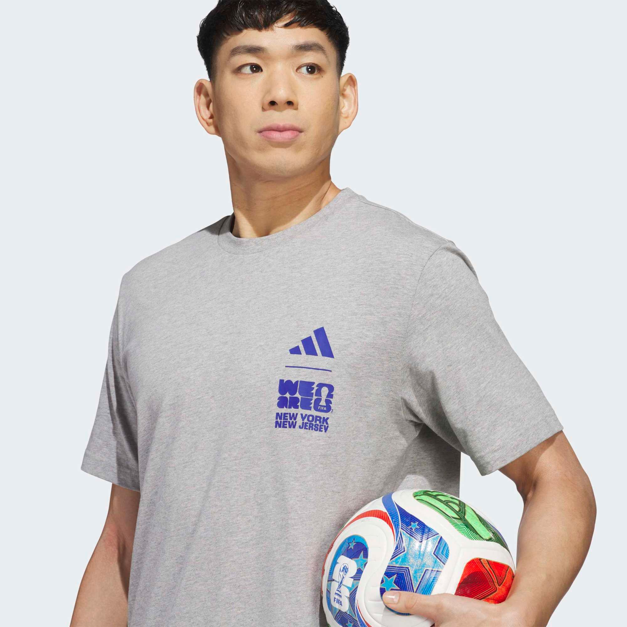 adidas Adult 2026 World Cup Host City New York City Poster T-Shirt product image