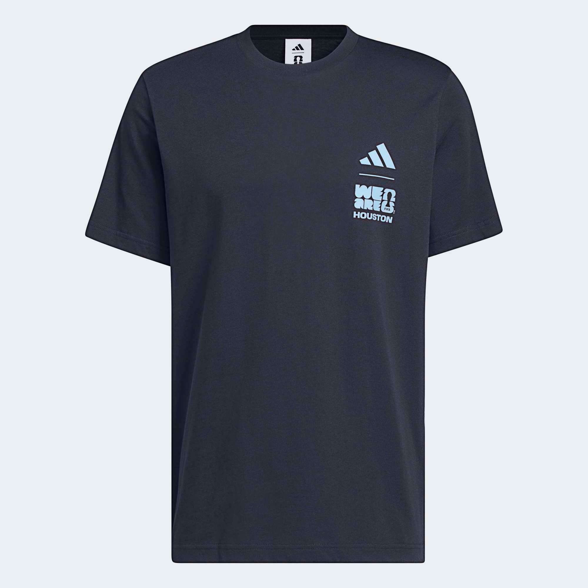 adidas Adult 2026 World Cup Host City Houston Poster T-Shirt product image
