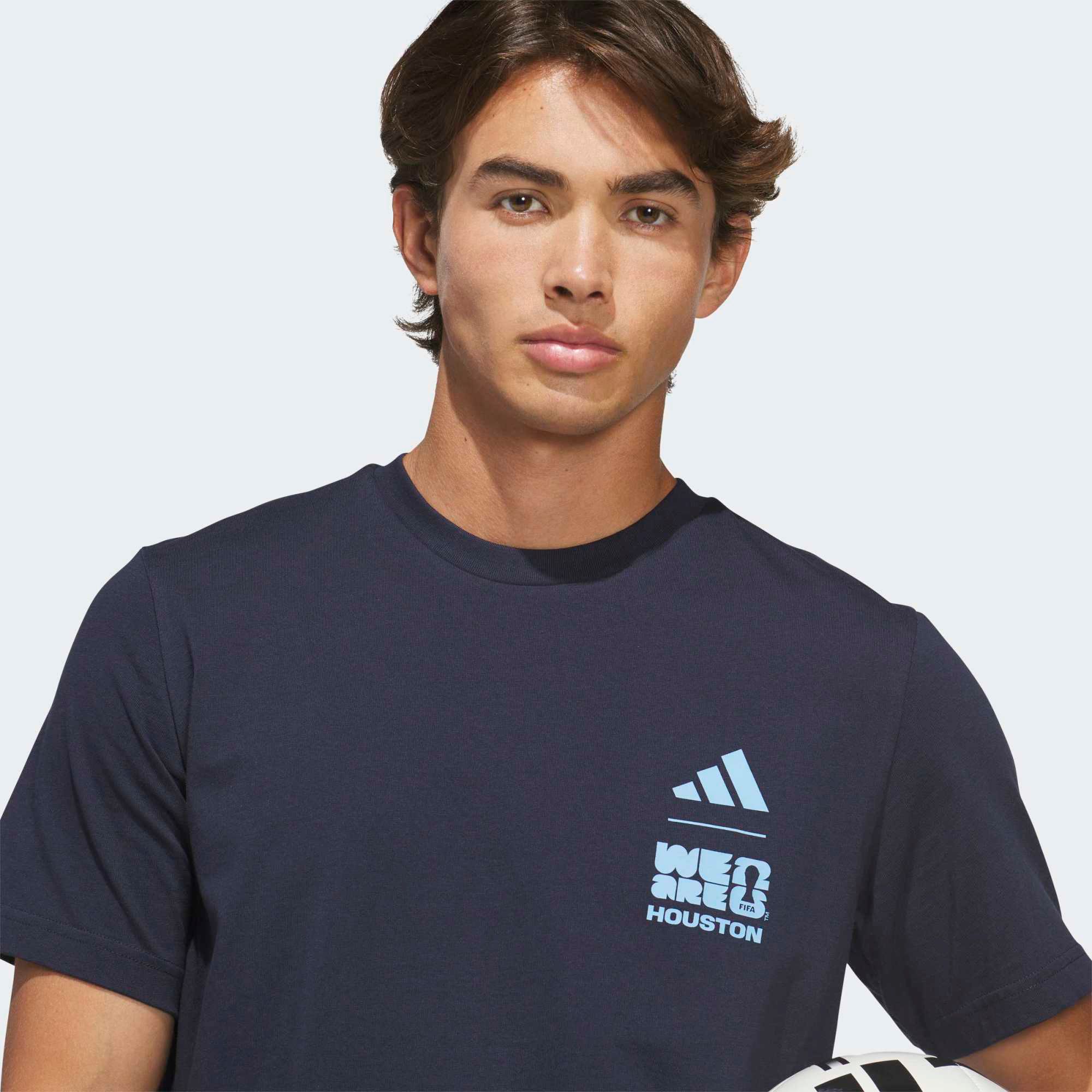 adidas Adult 2026 World Cup Host City Houston Poster T-Shirt product image