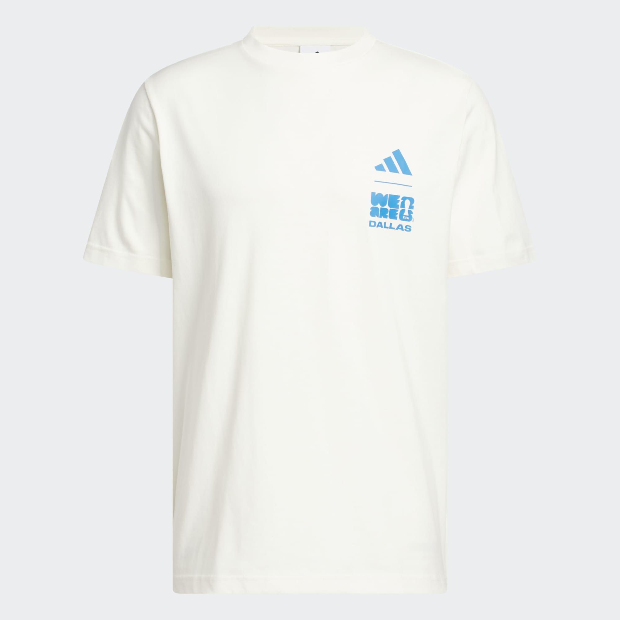 adidas Adult 2026 World Cup Host City Dallas Poster T-Shirt product image