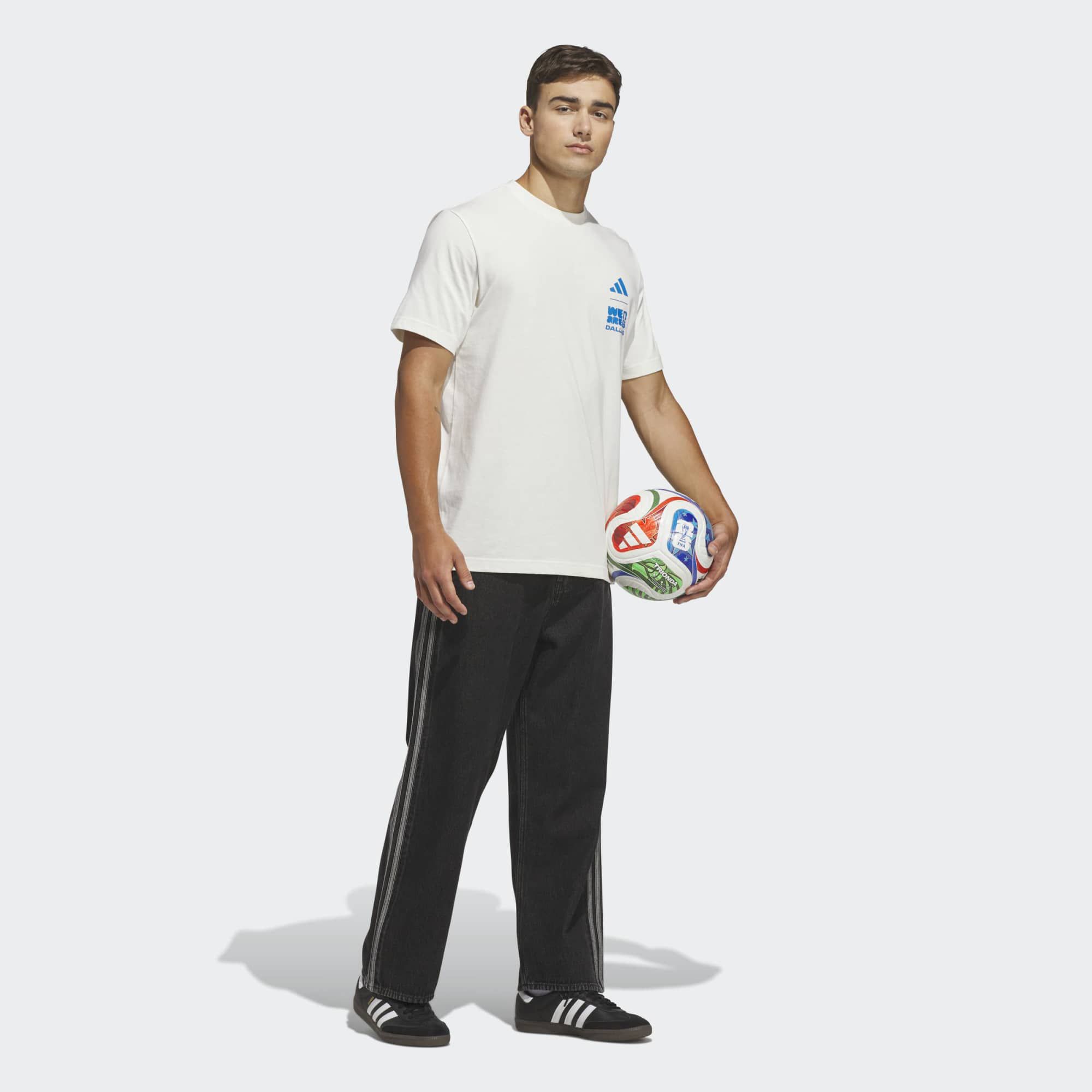adidas Adult 2026 World Cup Host City Dallas Poster T-Shirt product image