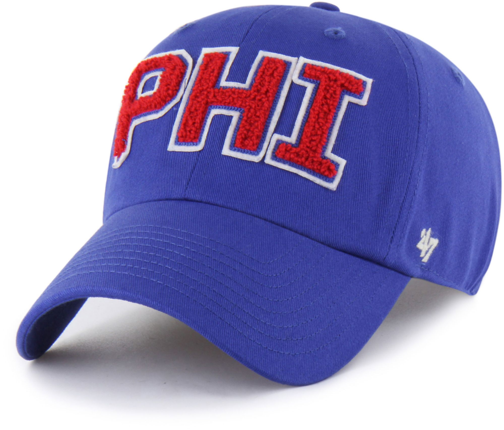 47 Women's Philadelphia 76ers Blue Zoey Clean Up Adjustable Hat