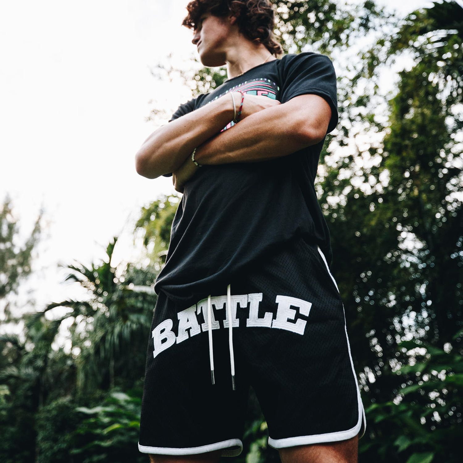 Battle Sports Premium Mesh Football Shorts product image