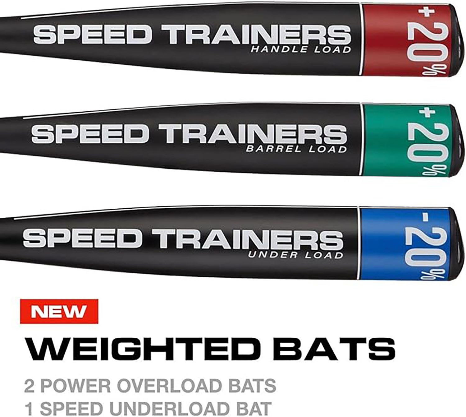 Axe x Driveline Baseball 33” Speed Training Bats – 3 Pack