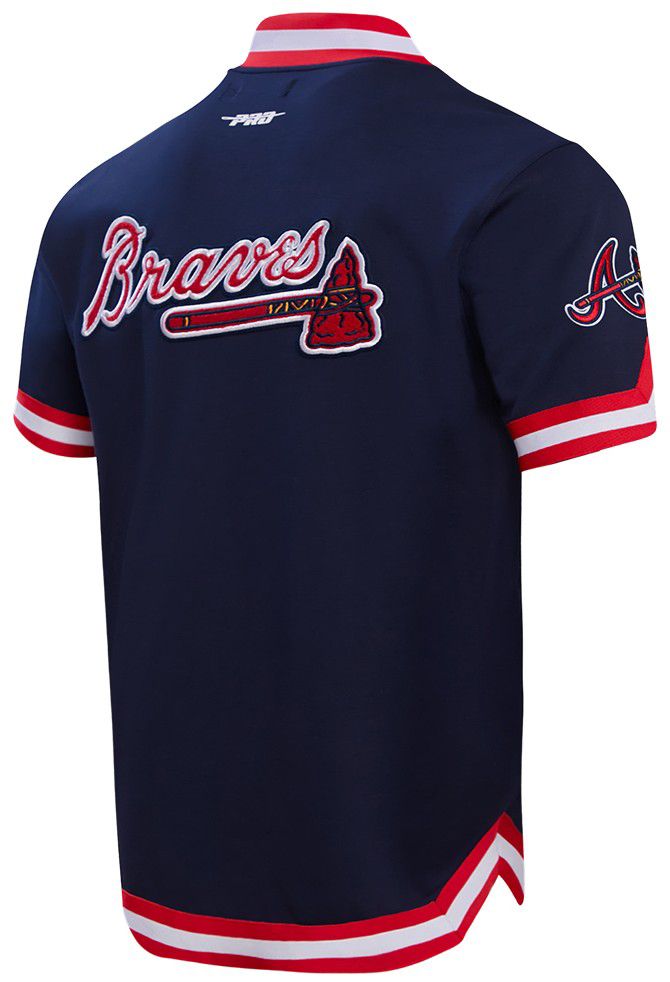 Pro Standard Men's Atlanta Braves Navy Warmup Jacket product image