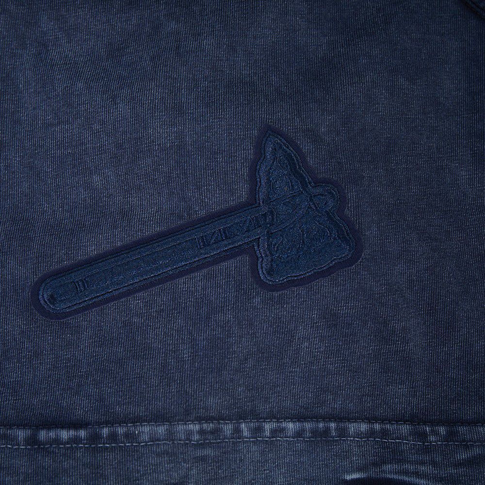 Pro Standard Men's Atlanta Braves Navy Washed Classic T-Shirt product image