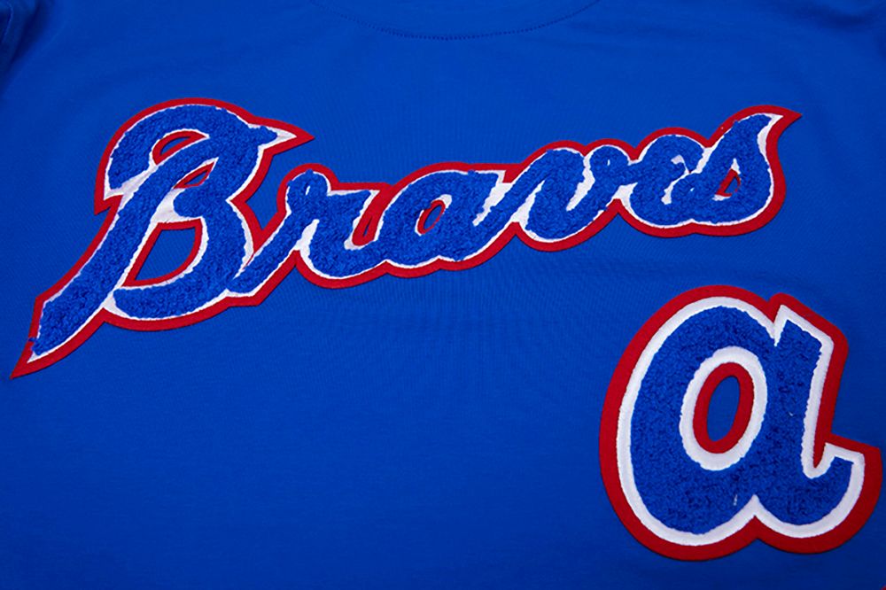 Pro Standard Men's Atlanta Braves Retro Single Jersey Striped T-Shirt product image