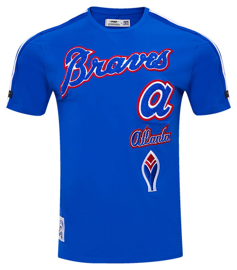Pro Standard Men's Atlanta Braves Retro Single Jersey Striped T-Shirt product image