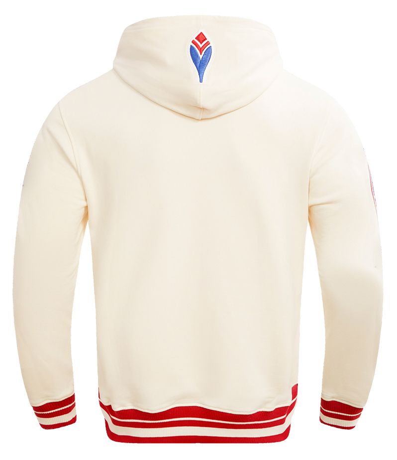 Pro Standard Men's Atlanta Braves Cream Classic Retro Pullover Hoodie product image
