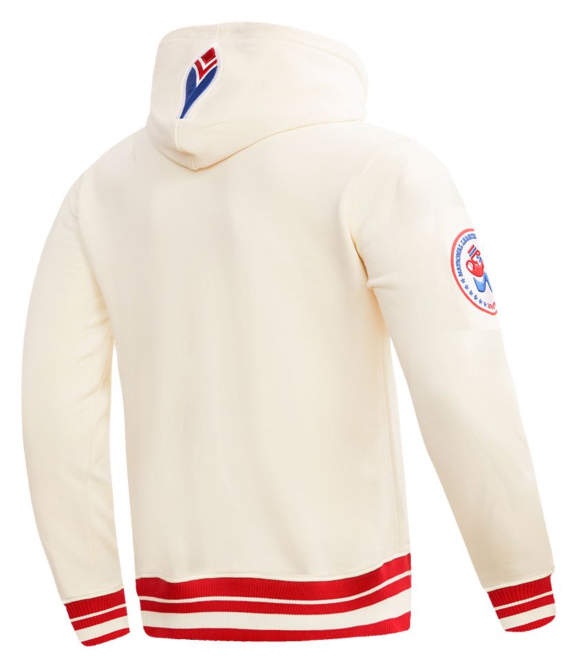 Pro Standard Men's Atlanta Braves Cream Classic Retro Pullover Hoodie product image