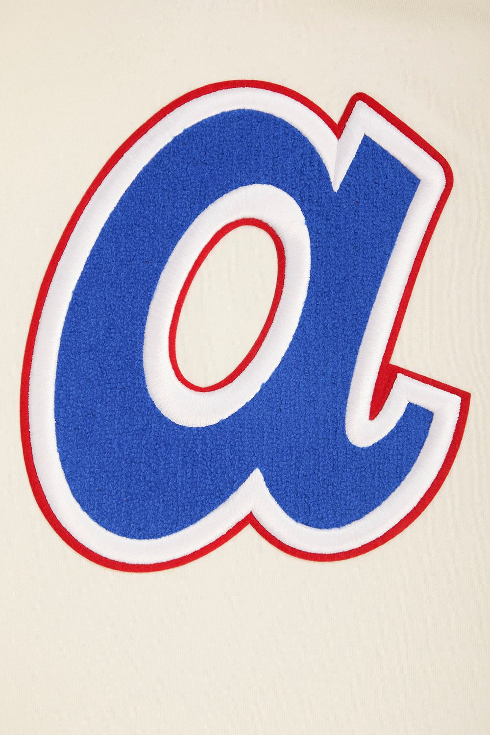 Pro Standard Men's Atlanta Braves Cream Classic Retro Pullover Hoodie product image