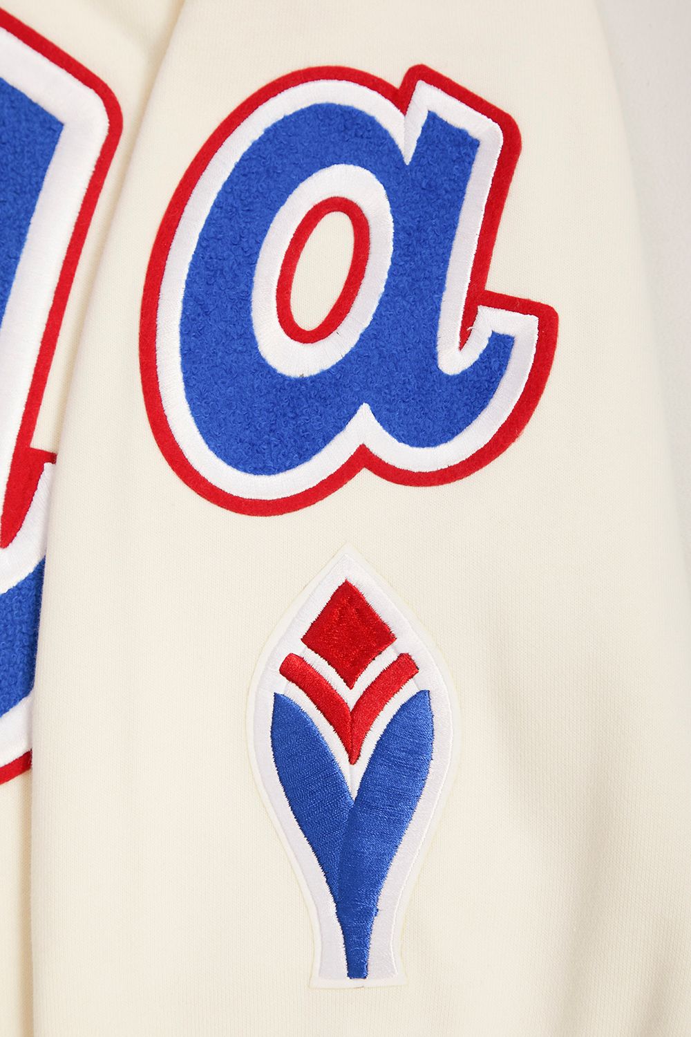 Pro Standard Men's Atlanta Braves Cream Classic Retro Pullover Hoodie product image