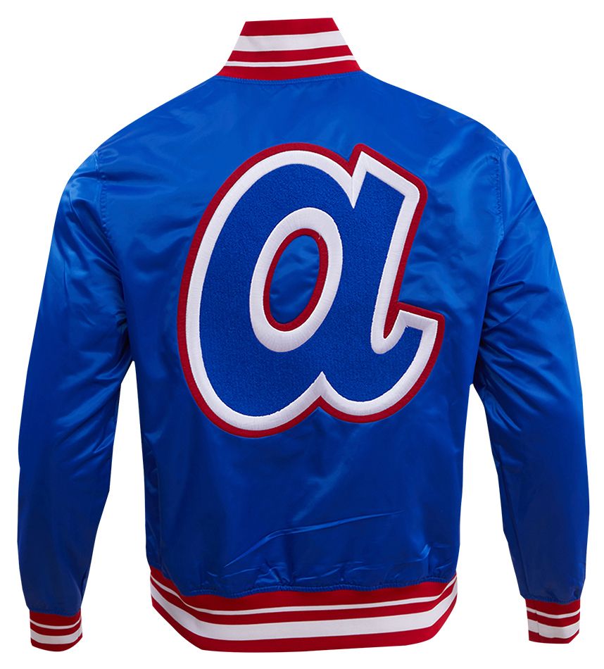 Pro Standard Men's Atlanta Braves Retro Rib Satin Jacket product image