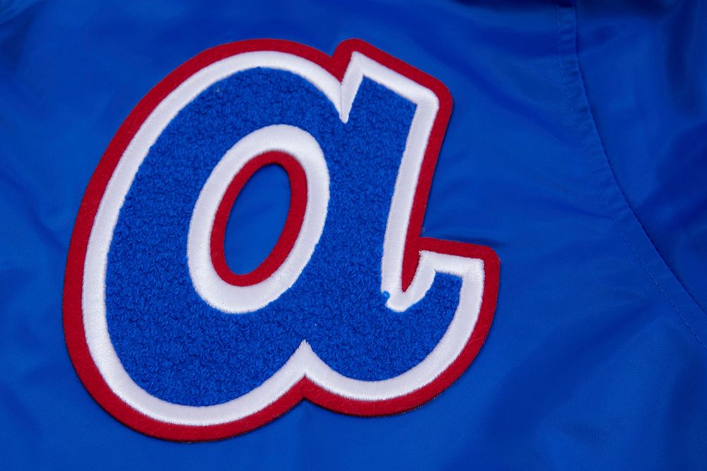 Pro Standard Men's Atlanta Braves Retro Rib Satin Jacket product image