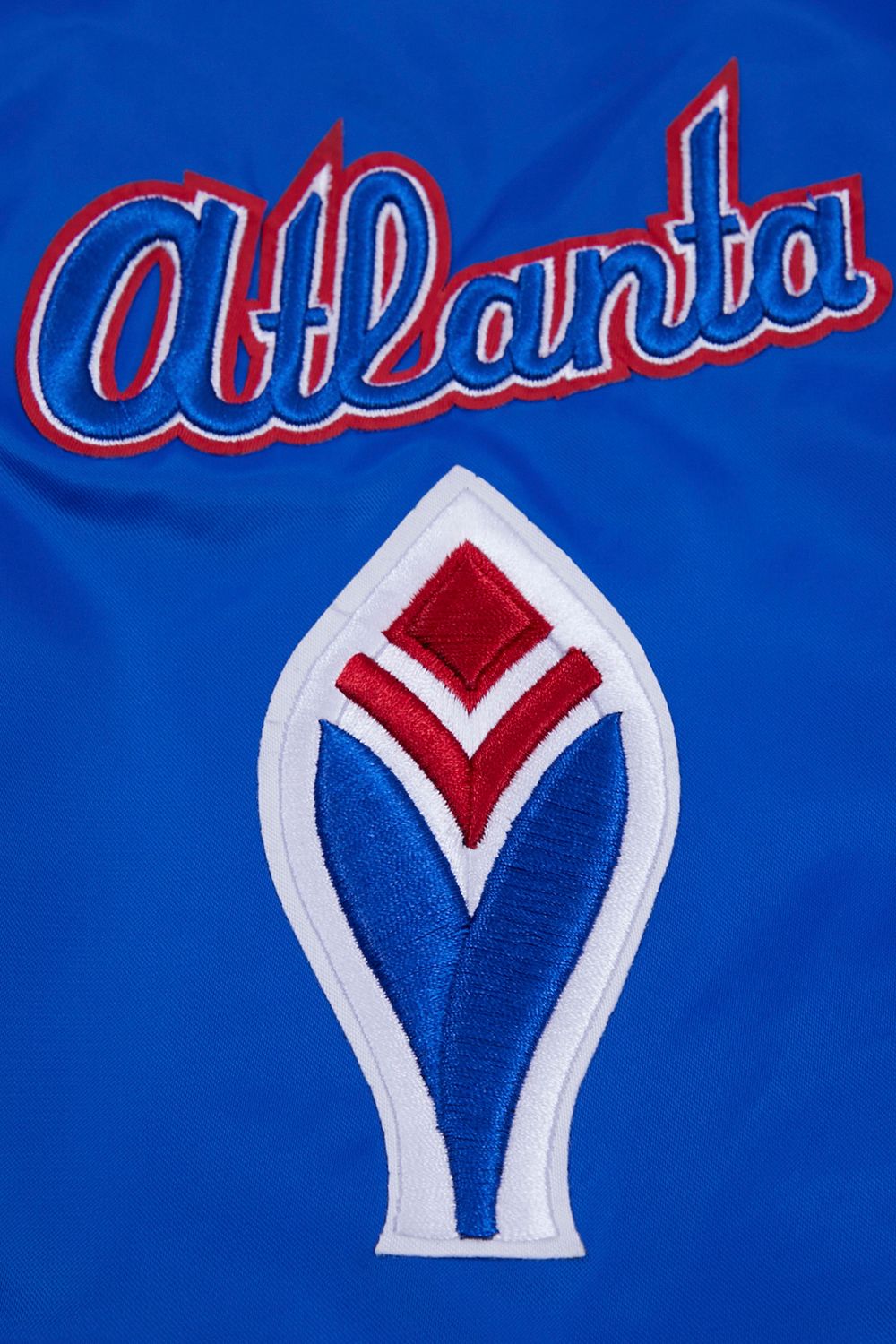 Pro Standard Men's Atlanta Braves Retro Rib Satin Jacket product image