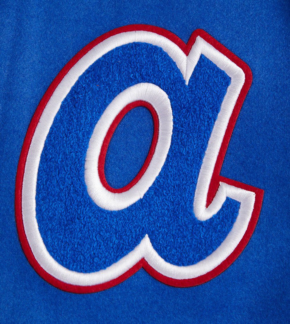 Pro Standard Men's Atlanta Braves Royal Retro Classic Jacket product image