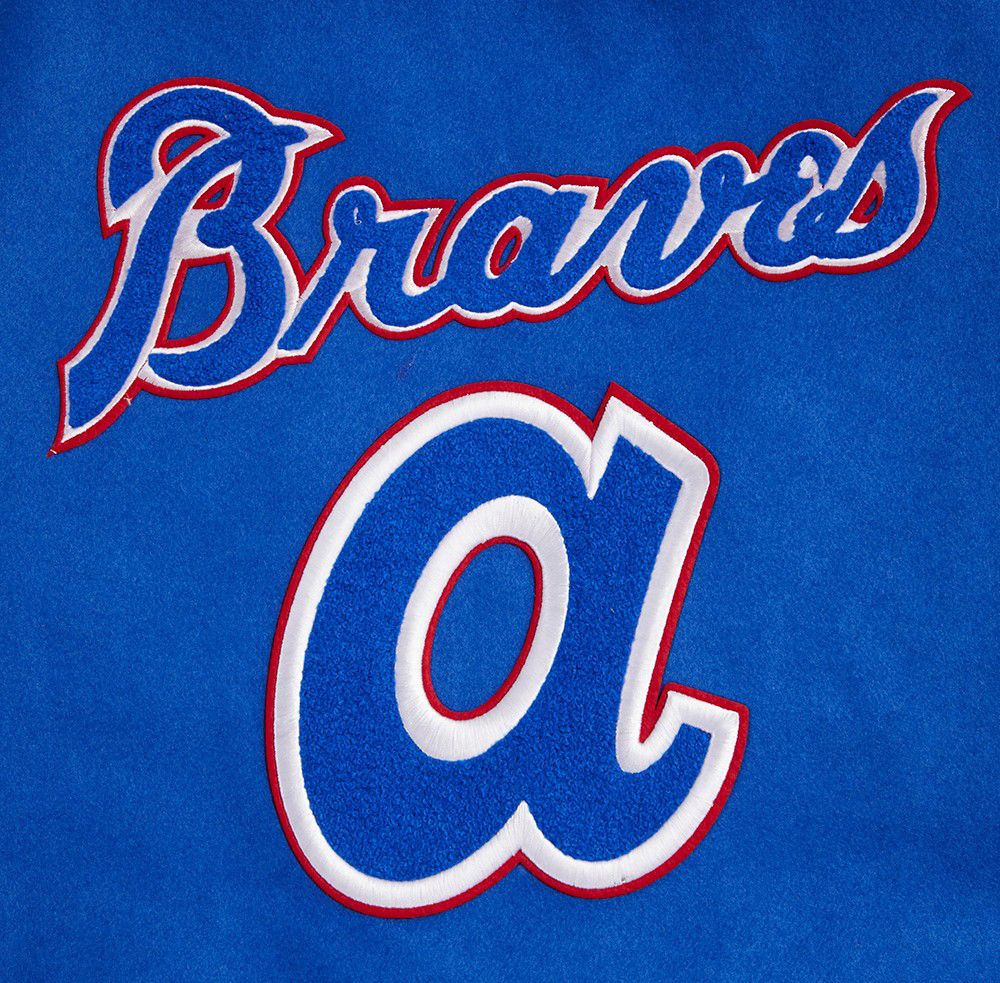 Pro Standard Men's Atlanta Braves Royal Retro Classic Jacket product image