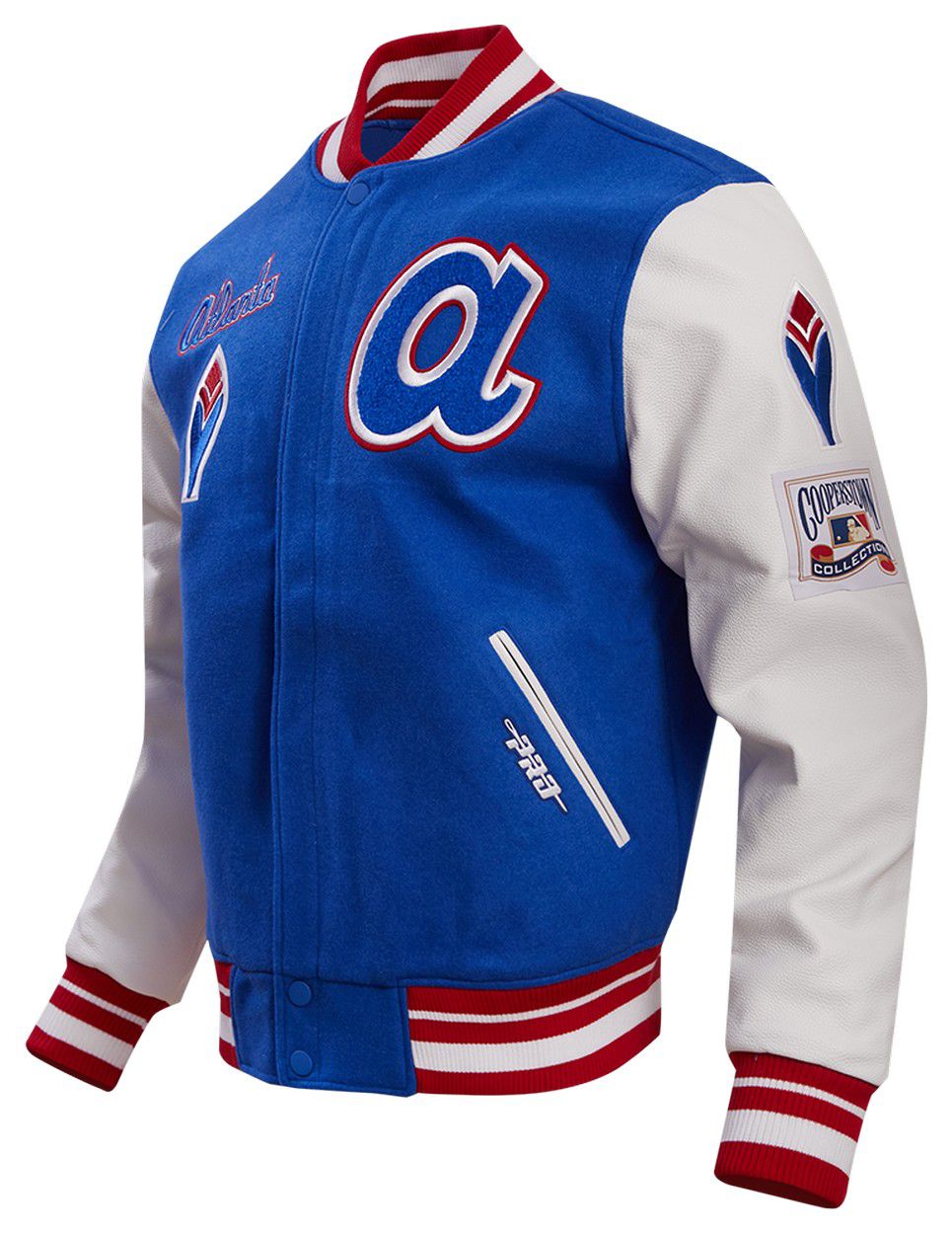 Pro Standard Men's Atlanta Braves Royal Retro Classic Jacket product image