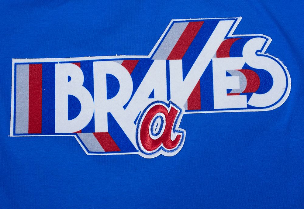 Pro Standard Women's Atlanta Braves Royal Retro Boxy T-Shirt product image
