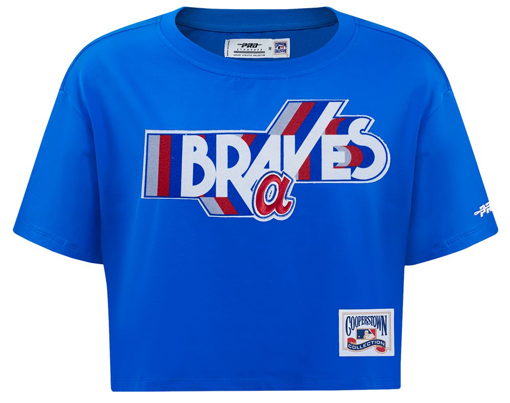 Pro Standard Women's Atlanta Braves Royal Retro Boxy T-Shirt product image