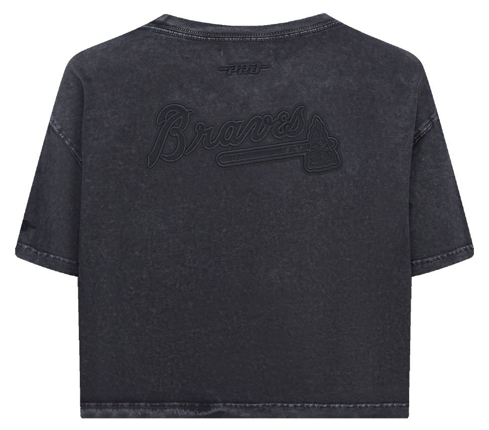 Pro Standard Women's Atlanta Braves Black Washed Classic T-Shirt product image