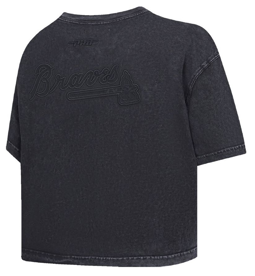 Pro Standard Women's Atlanta Braves Black Washed Classic T-Shirt product image