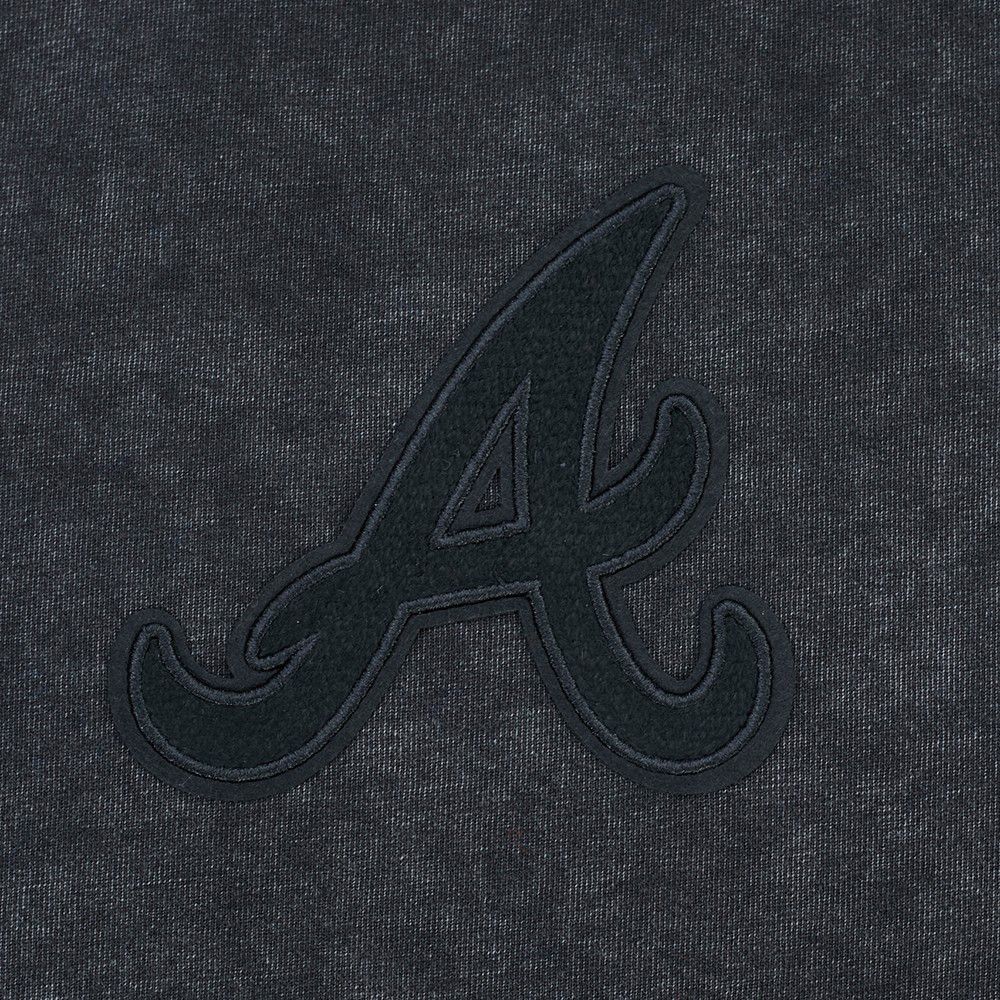Pro Standard Women's Atlanta Braves Black Washed Classic T-Shirt product image