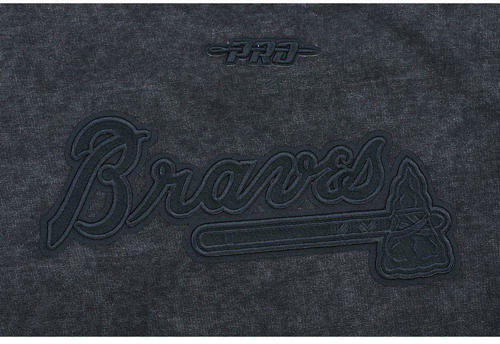 Pro Standard Women's Atlanta Braves Black Washed Classic T-Shirt product image