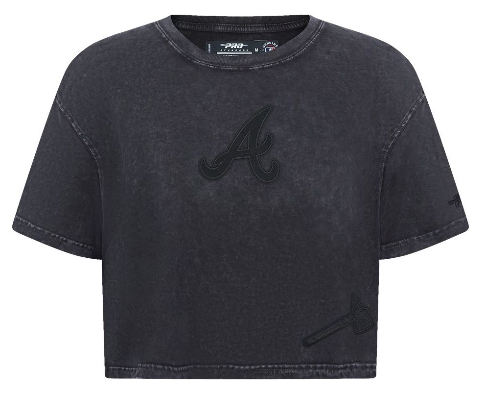 Pro Standard Women's Atlanta Braves Black Washed Classic T-Shirt product image