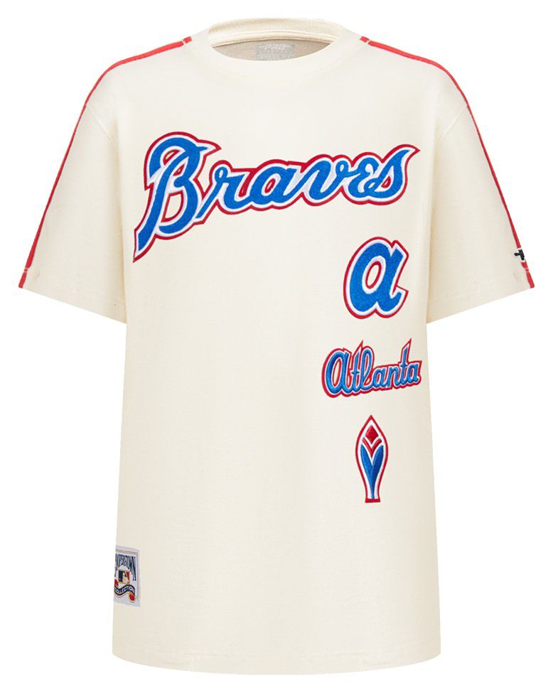 Pro Standard Youth Atlanta Braves Cream Classic Retro T-Shirt product image