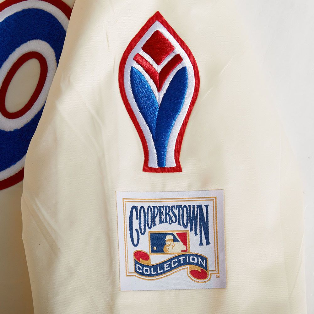 Pro Standard Youth Atlanta Braves Cream Classic Satin Jacket product image