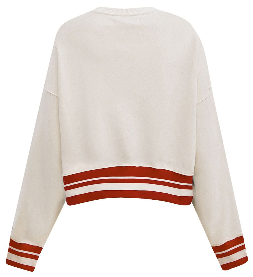 Pro Standard Women's Atlanta Braves Retro Fleece Crew Neck Sweatshirt product image