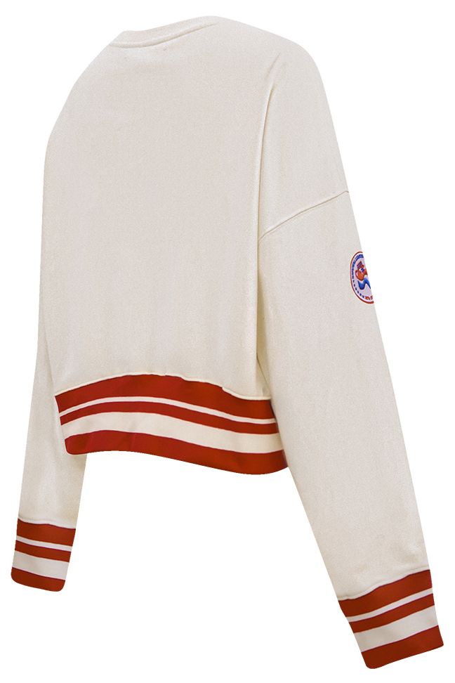 Pro Standard Women's Atlanta Braves Retro Fleece Crew Neck Sweatshirt product image